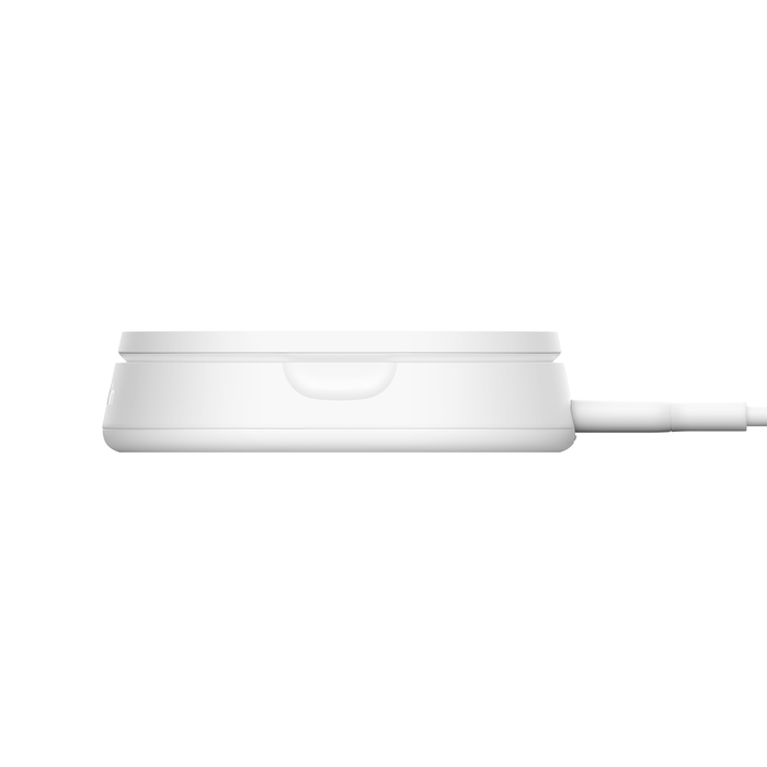 Convertible Magnetic Wireless Charging Stand with Qi2 15W, White, hi-res